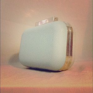 This is a two-toned clutch.