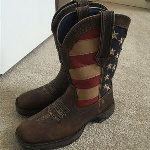 American flag boots