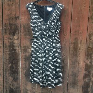 Jessica Simpson Polka Dot Fit and Flare Dress