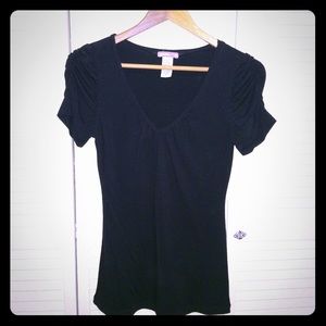 Black V-Neck