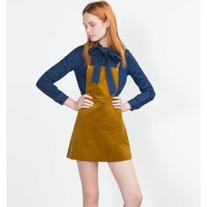 Corduroy Pinafore Dress