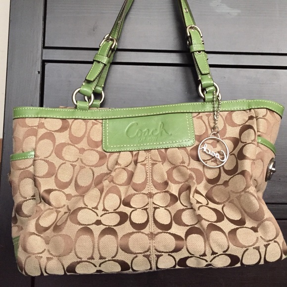 Green Coach Purse