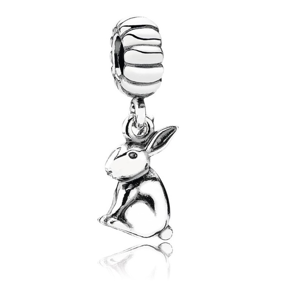 🌟RESERVED🌟Pandora Rabbit Pendant Charm