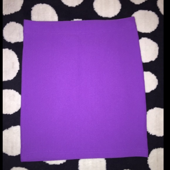 Purple bandage skirt