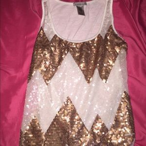 Sequined top!