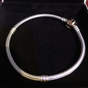 Pandora rose bracelet. Yes, it's real