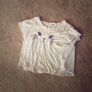 White Cat Top