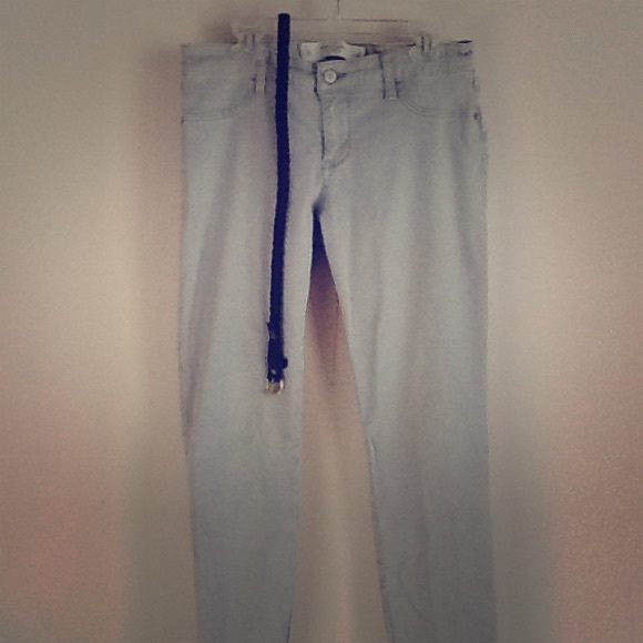 Abercrombie and Fitch Grey Pants with belt.