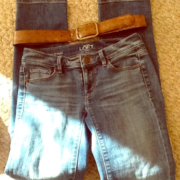 LOFT Modern Straight Jeans