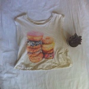 Donut Crop-top muscle-t