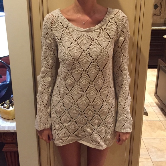 Frenchi cream knit sweater