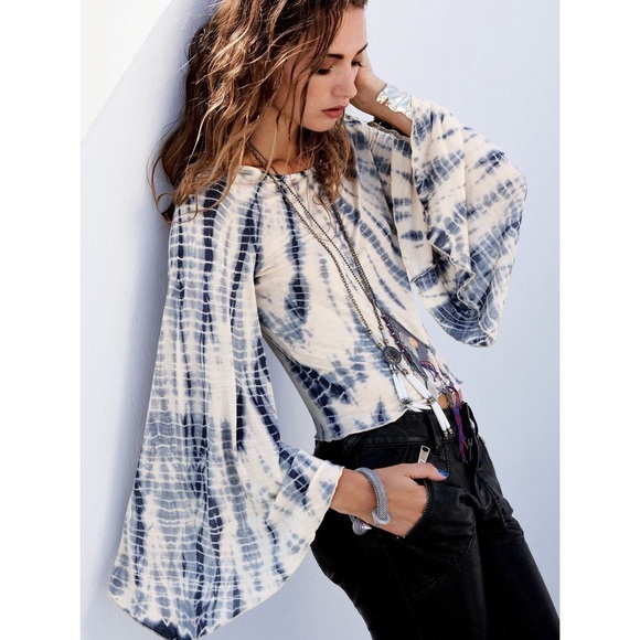 Free People Ashbury Bell Sleeve Tee