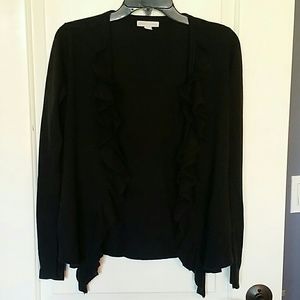 Black soft cardigan