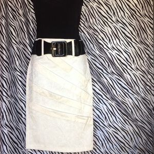 Cream Colored Pencil Skirts