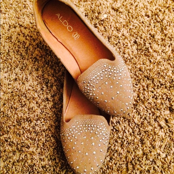 Aldo Rhinestone Flats