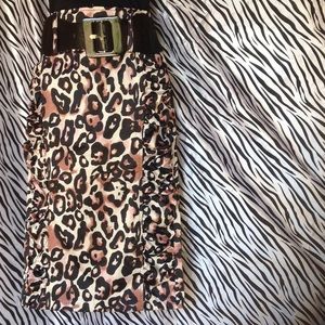 Leopard Print Pencil Skirts