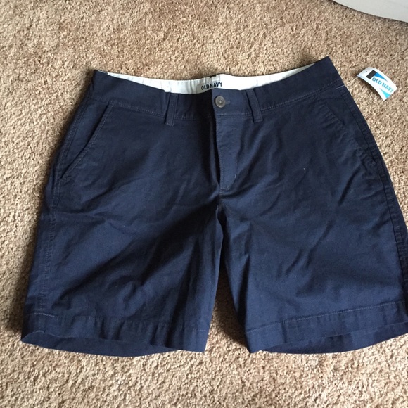Navy Blue Chino Shorts