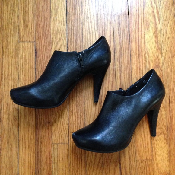 Faux Leather Booties