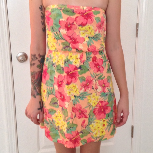 🌸Floral print dress