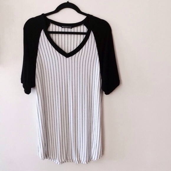 Brandy Melville baseball tshirt dress