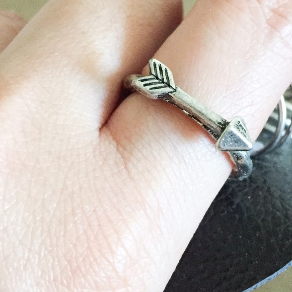 Free People Antiqued Silver Rings. - Picture 3 of 4