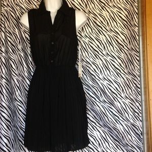 Black Peter Pan Collar Dress