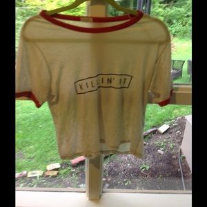 Brandy Melville killin it tee shirt