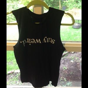 Brandy Melville stay weird tee