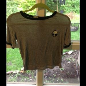 Brandy Melville alien head tee