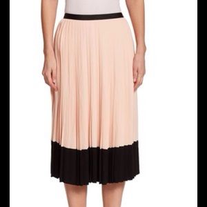 kate spade crepe pleated skirt nwot