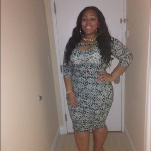 Material Girl Midi Dress Size XL. Worn once!