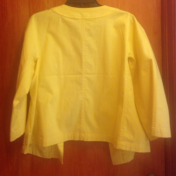 Talbots - yellow jacket - size 10 - NEW - Picture 3 of 4