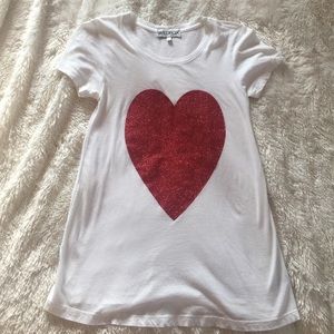 Wildfox sparkly heart t-shirt!