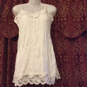 Cream color Cami with lace