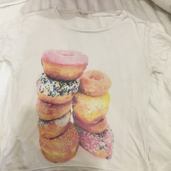 Rare brandy Melville donut graphic shirt