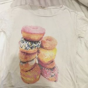 Rare brandy Melville donut graphic shirt