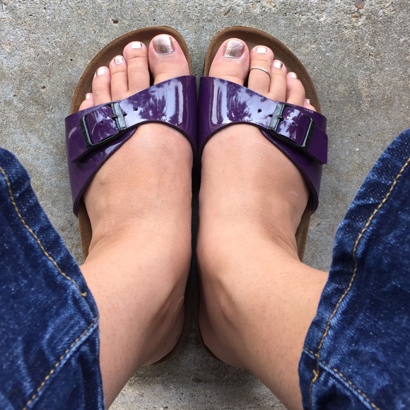 Birkenstock Shoes - 💰SOLD💰 Purple Birkenstock Madrid