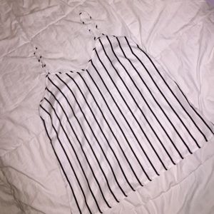 Black & White stripped tank
