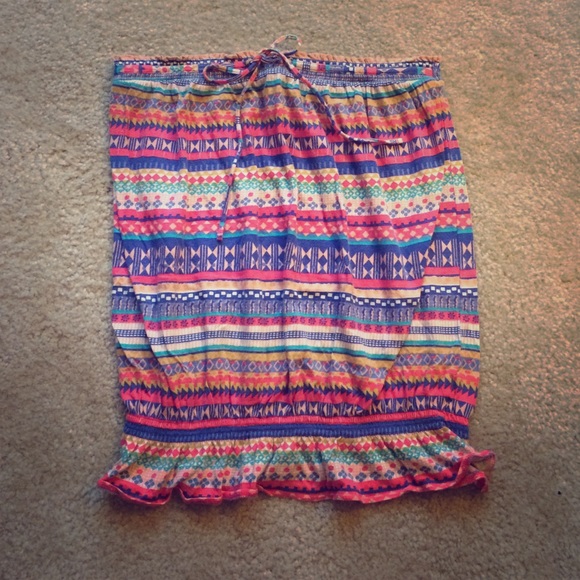 💜 Aztec Stripe Tube Top
