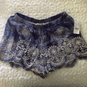 Pacsun Blue Ti Dye Shorts