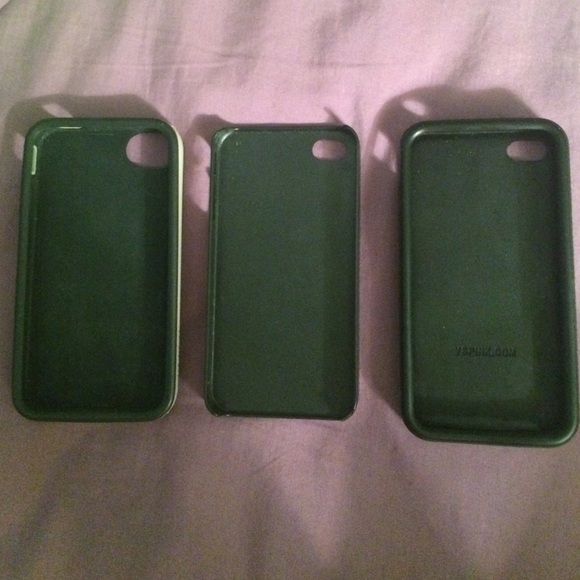 Blk & Tan,Moon & Star and Love Pink blk 4/4S cases - Picture 2 of 4