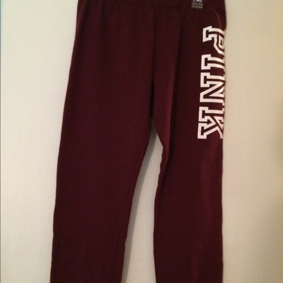 pink brand sweatpants