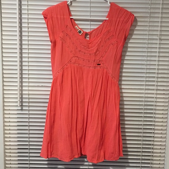 Coral dress