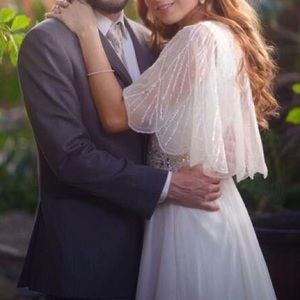 Bridal beaded cover-up