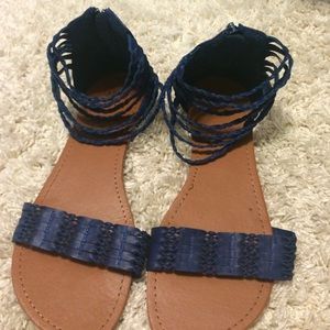 Lightly worn gladiator sandals