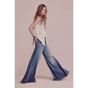 Free People "Vintage" Extreme Flare Jeans