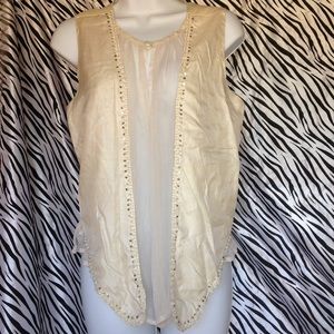 Ivory Layered Vest