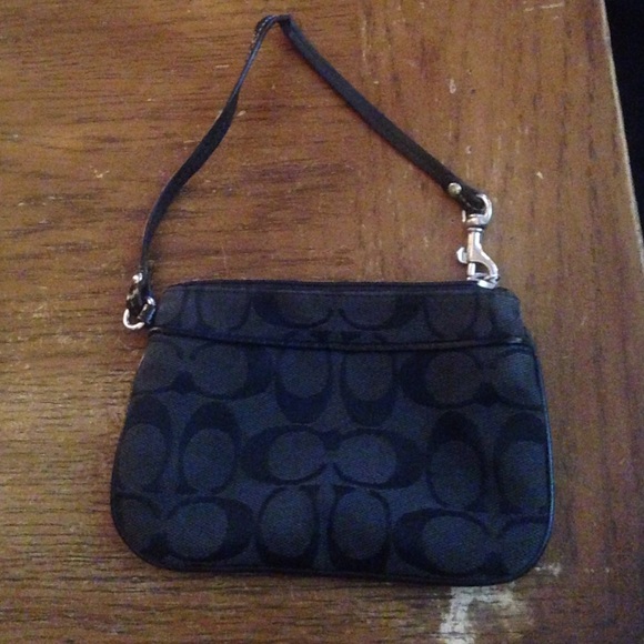 Coach wristlet. Black