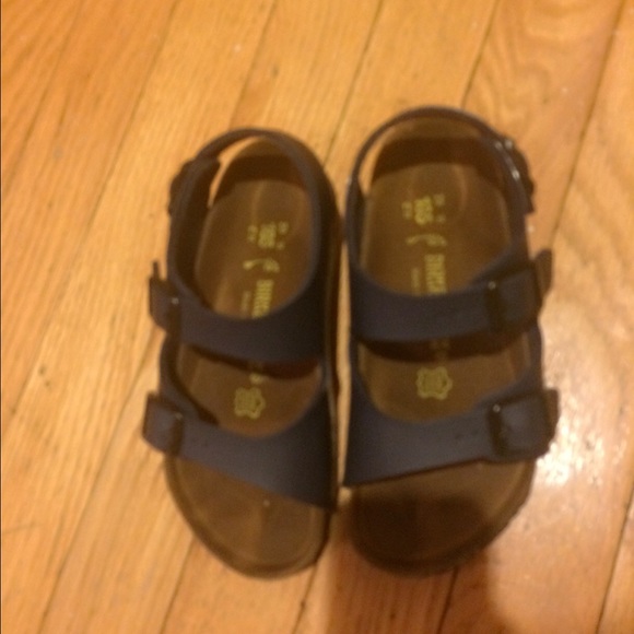 Navy Blue Kid Shoes