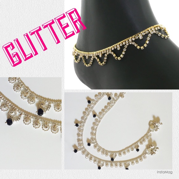 Jewelry - 🎯 Gorgeous anklets as pictured